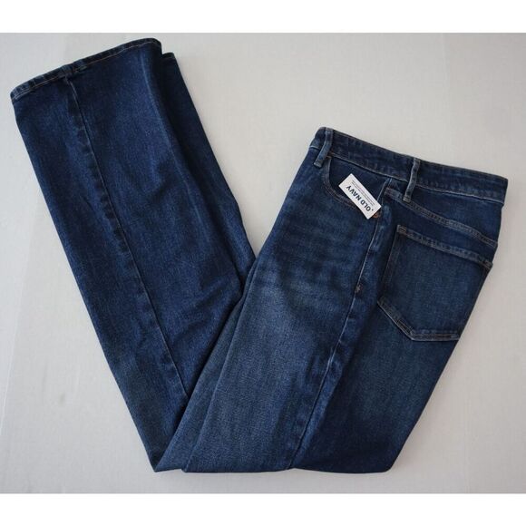 Old Navy 647508-00 Women's Sz 10 Dark Blue Higher High-Rise Flare Denim Jeans - Picture 10 of 10